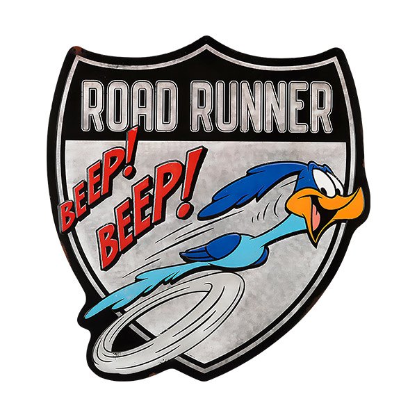 Adesivi per Auto e Moto: Road Runner Stemma