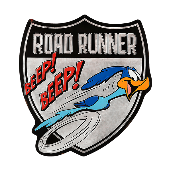 Adesivi per Auto e Moto: Road Runner Stemma