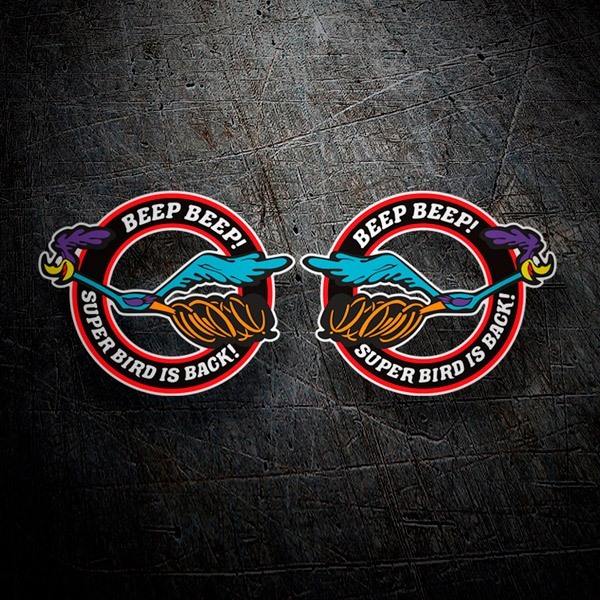 Adesivi per Auto e Moto: Correcaminos, Super Bird is Back!
