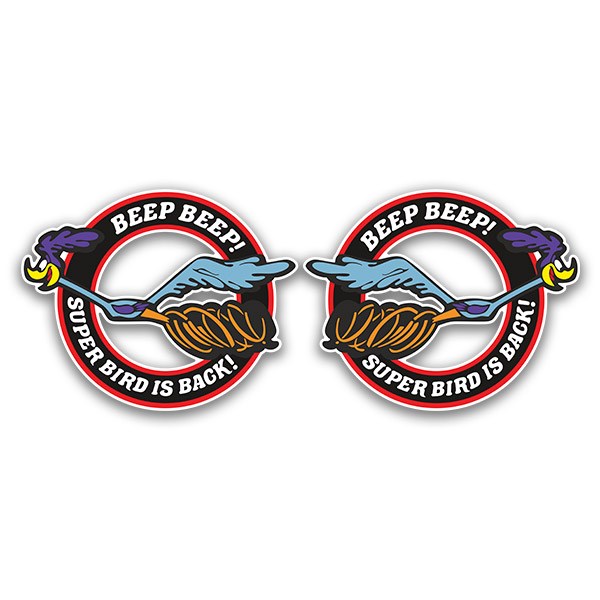 Adesivi per Auto e Moto: Correcaminos, Super Bird is Back!