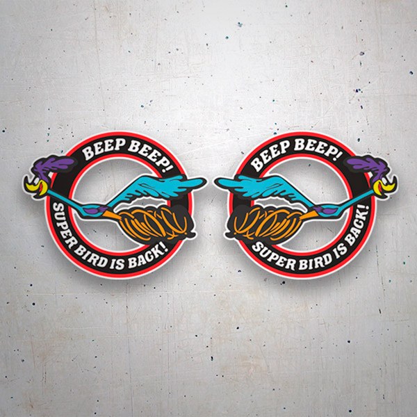 Adesivi per Auto e Moto: Correcaminos, Super Bird is Back!