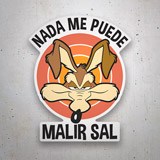 Adesivi per Auto e Moto: Wile E. Coyote, nulla può andare storto per me 3