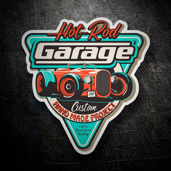 Adesivi per Auto e Moto: Hot-Rod Garage