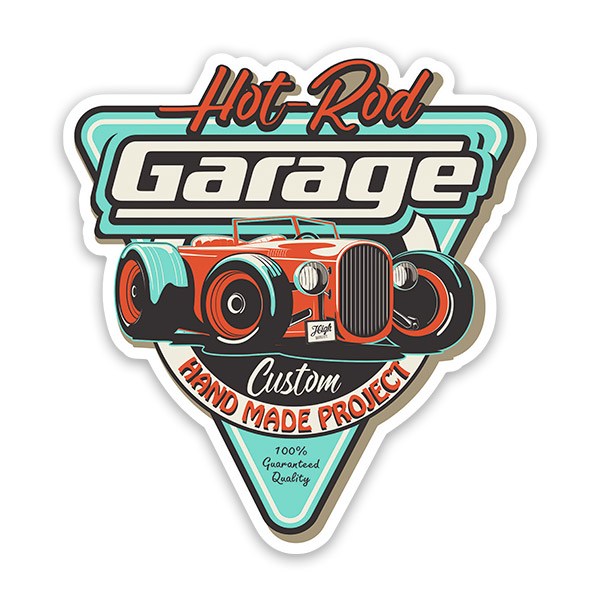 Adesivi per Auto e Moto: Hot-Rod Garage