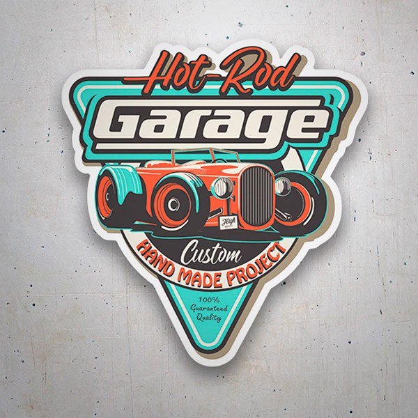 Adesivi per Auto e Moto: Hot-Rod Garage