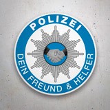 Adesivi per Auto e Moto: Polizei Dein Freund & Helfer 3