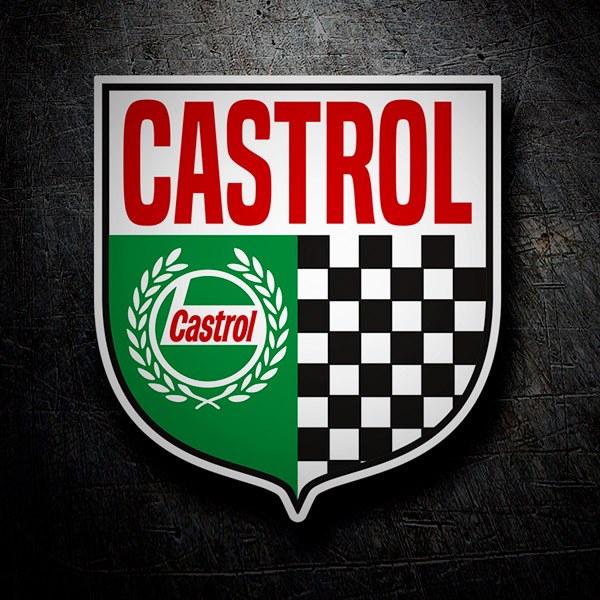 Adesivi per Auto e Moto: Scudo Castrol