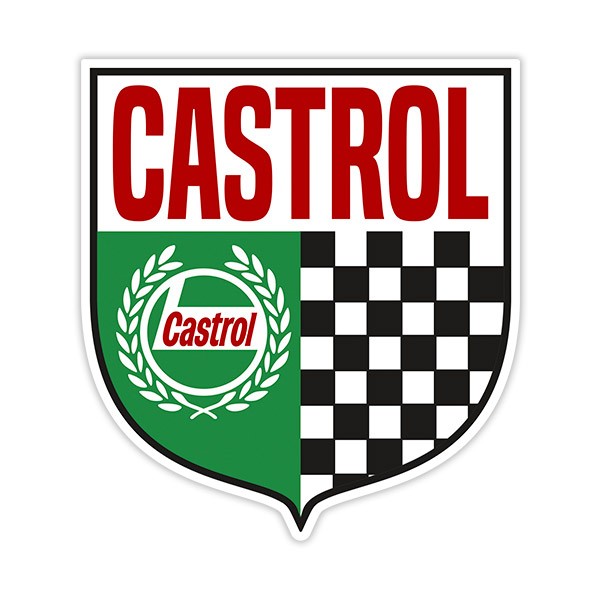 Adesivi per Auto e Moto: Scudo Castrol