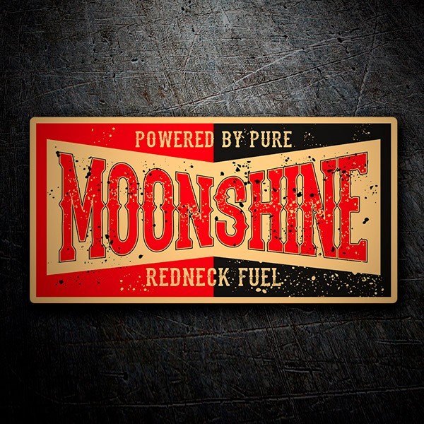 Adesivi per Auto e Moto: Whisky Moonshine, Redneck