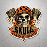 Adesivi per Auto e Moto: Skull Motor 3