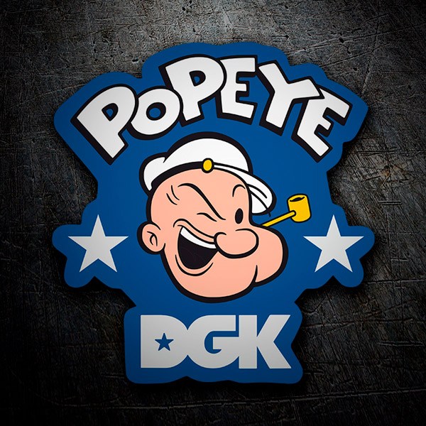 Adesivi per Auto e Moto: Popeye DGK