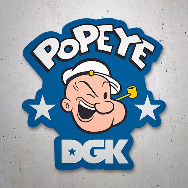 Adesivi per Auto e Moto: Popeye DGK