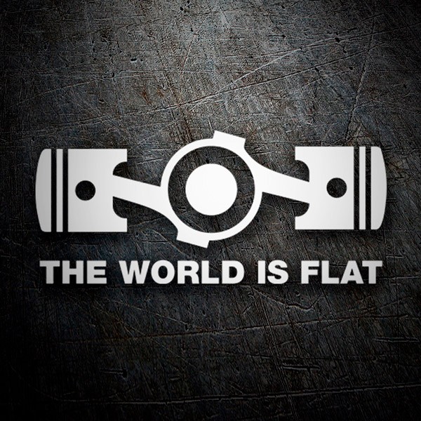 Adesivi per Auto e Moto: The World is Flat