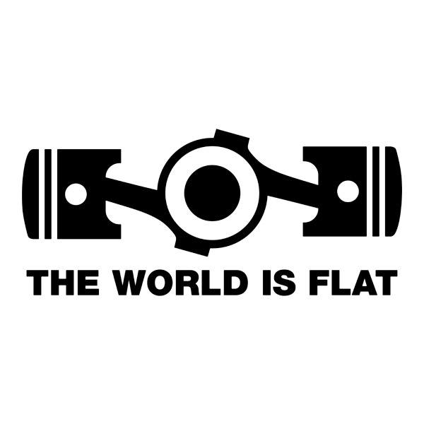 Adesivi per Auto e Moto: The World is Flat