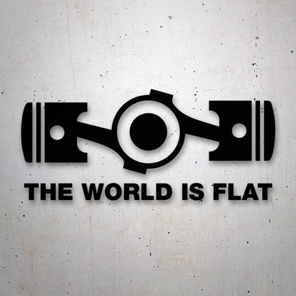 Adesivi per Auto e Moto: Il Mondo è Piatto