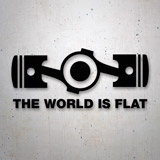 Adesivi per Auto e Moto: Il Mondo è Piatto 2
