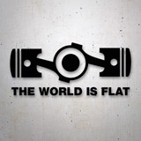 Adesivi per Auto e Moto: The World is Flat 2
