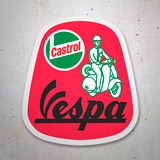 Adesivi per Auto e Moto: Vespa Castrol II 3