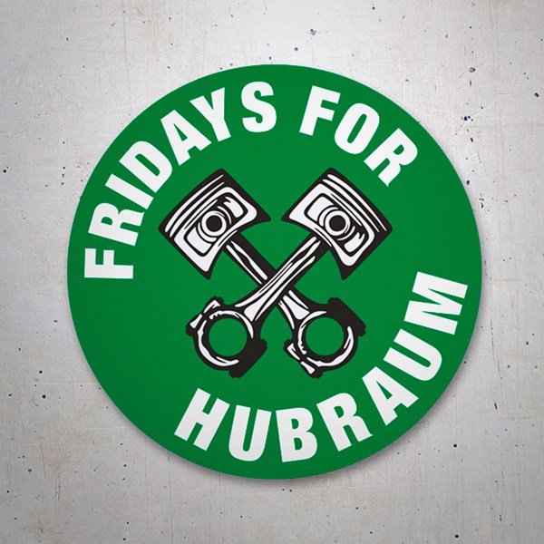 Adesivi per Auto e Moto: Fridays for Hubraum