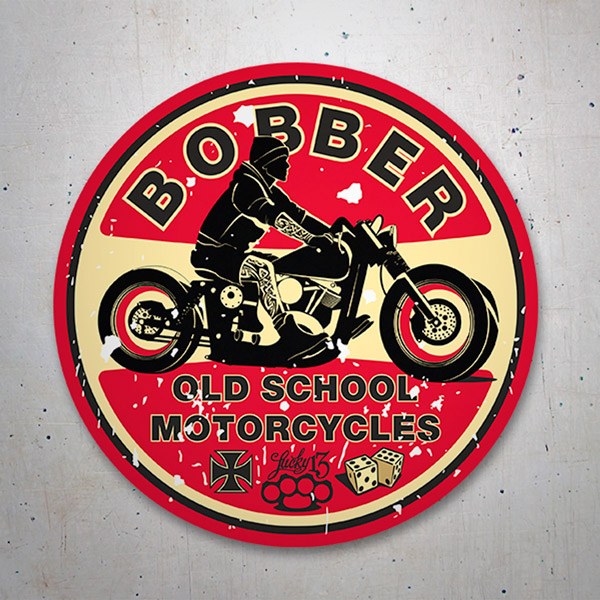 Adesivi per Auto e Moto: Bobber Old School Motorcycles