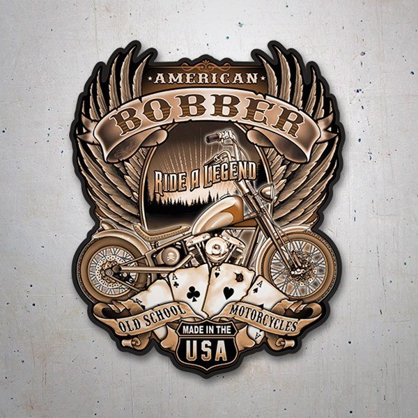 Adesivi per Auto e Moto: American Bobber