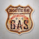 Adesivi per Auto e Moto: Route 66 Gas 3