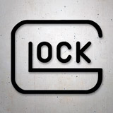 Adesivi per Auto e Moto: Marchio di armi G-Lock 2