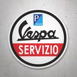 Adesivi per Auto e Moto: Vespa Servizio 3