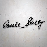 Adesivi per Auto e Moto: Firma di Carroll Shelby 2