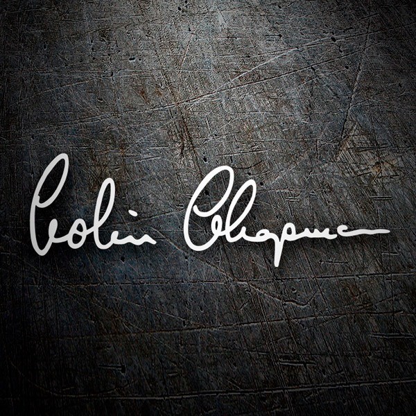 Adesivi per Auto e Moto: Colin Chapman Firmato