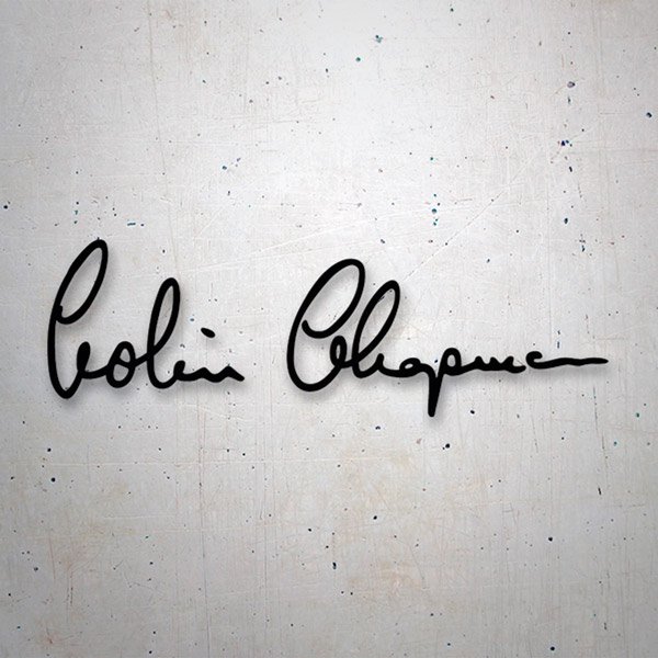 Adesivi per Auto e Moto: Colin Chapman Firmato