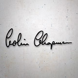 Adesivi per Auto e Moto: Colin Chapman Firmato 2