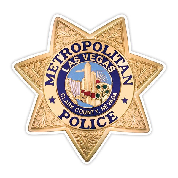 Adesivi per Auto e Moto: Polizia di Las Vegas