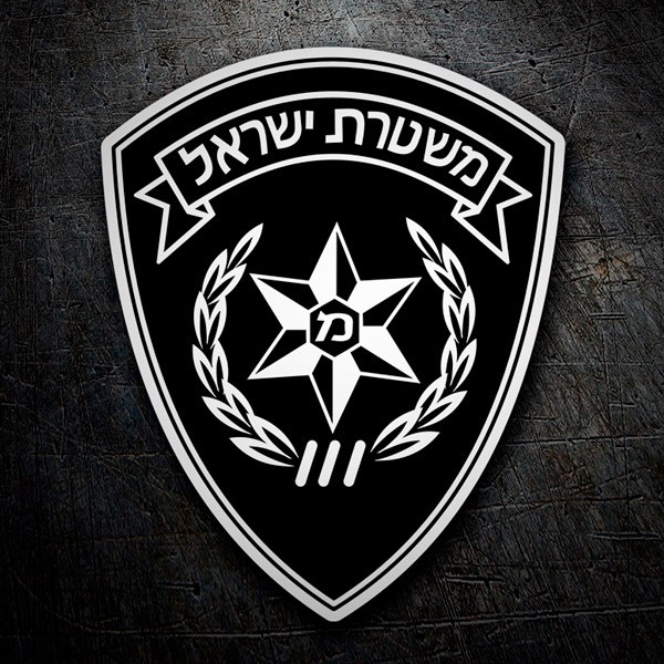 Adesivi per Auto e Moto: Polizia di Israele