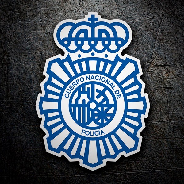 Adesivi per Auto e Moto: Forza di Polizia Nazionale