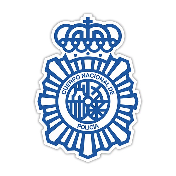 Adesivi per Auto e Moto: Forza di Polizia Nazionale