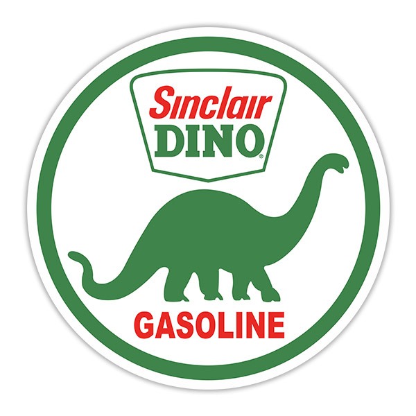 Adesivi per Auto e Moto: Sanclair Dino Gasoline