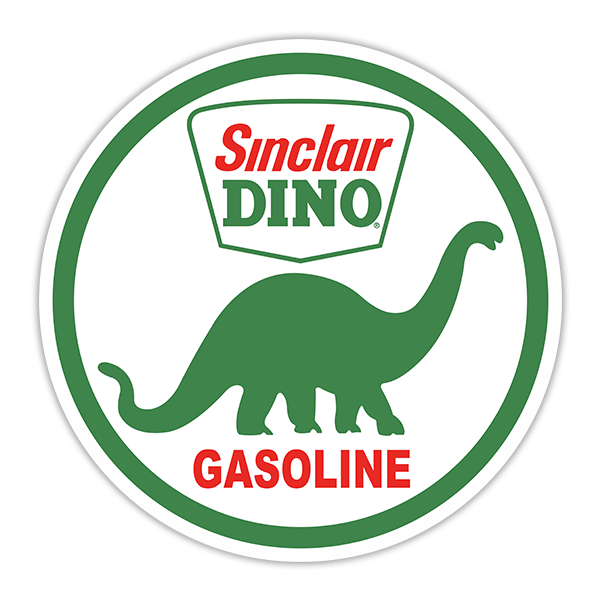 Adesivi per Auto e Moto: Sanclair Dino Gasoline 0