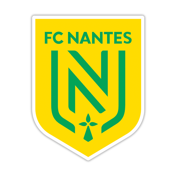 Adesivi per Auto e Moto: Stemma FC Nantes