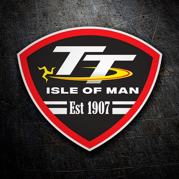 Adesivi per Auto e Moto: TT Isle of Man 1907