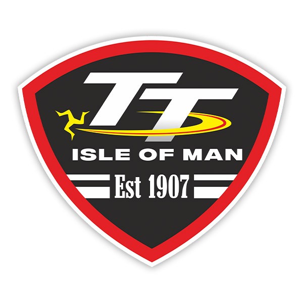 Adesivi per Auto e Moto: TT Isle of Man 1907