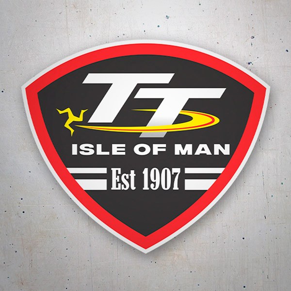 Adesivi per Auto e Moto: TT Isle of Man 1907