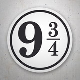 Adesivi per Auto e Moto: Piattaforma per il viaggio a Hogwarts 9 3/4 3