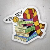Adesivi per Auto e Moto: Libri di Hogwarts 3