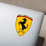 Adesivi per Auto e Moto: Logo Ferrari 3