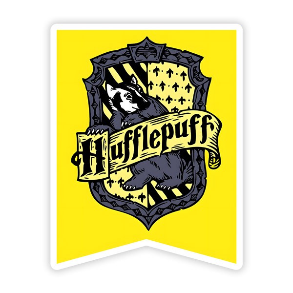 Adesivi per Auto e Moto: Hufflepuff