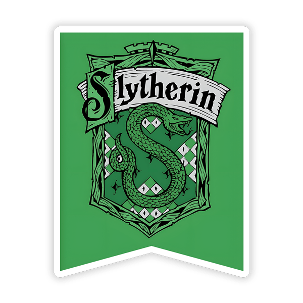 Adesivi per Auto e Moto: Slytherin