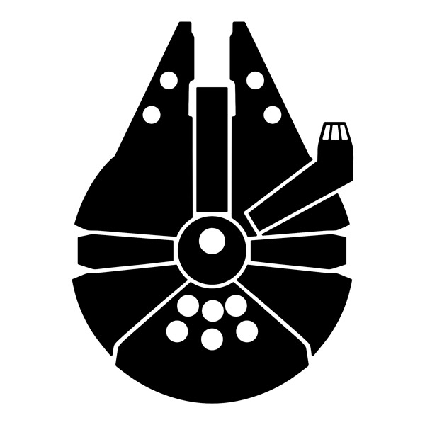 Adesivi per Auto e Moto: Nave Millennium Falcon