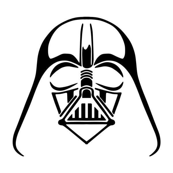 Adesivi per Auto e Moto: Casco Darth Vader II