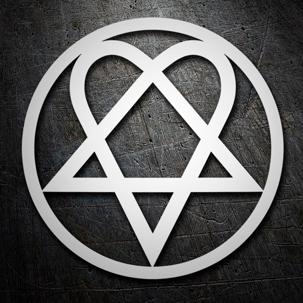 Adesivi per Auto e Moto: Heartagram Him
